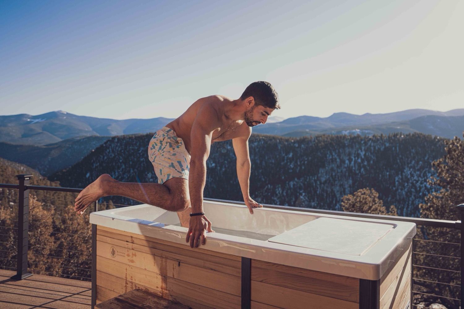 Cold plunge tub
